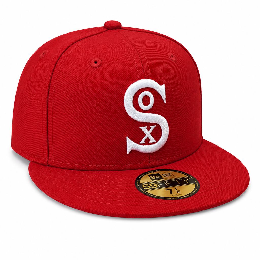 Chicago White Sox New Era Red 1931 Road Cooperstown Classic 59FIFTY Fitted Hat product image 3, provided for visual