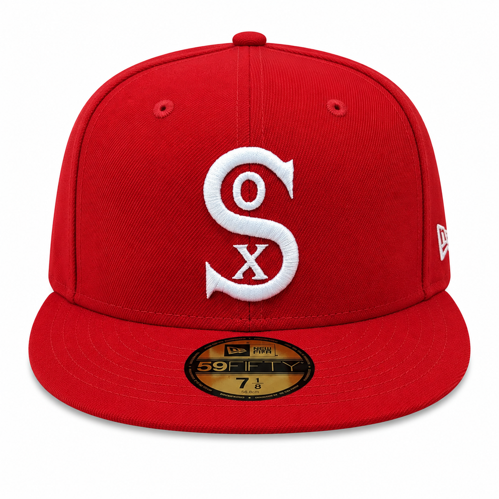 Chicago White Sox New Era Red 1931 Road Cooperstown Classic 59FIFTY Fitted Hat product image 2, provided for visual