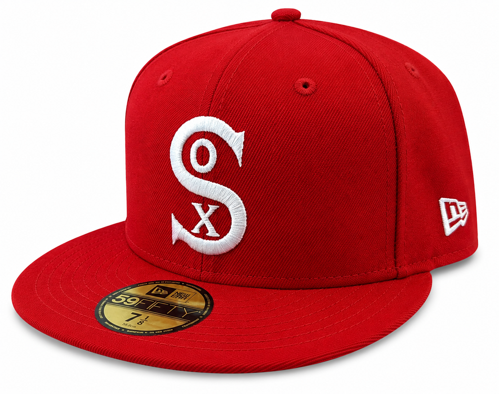 Chicago White Sox New Era Red 1931 Road Cooperstown Classic 59FIFTY Fitted Hat product image 1, provided for visual