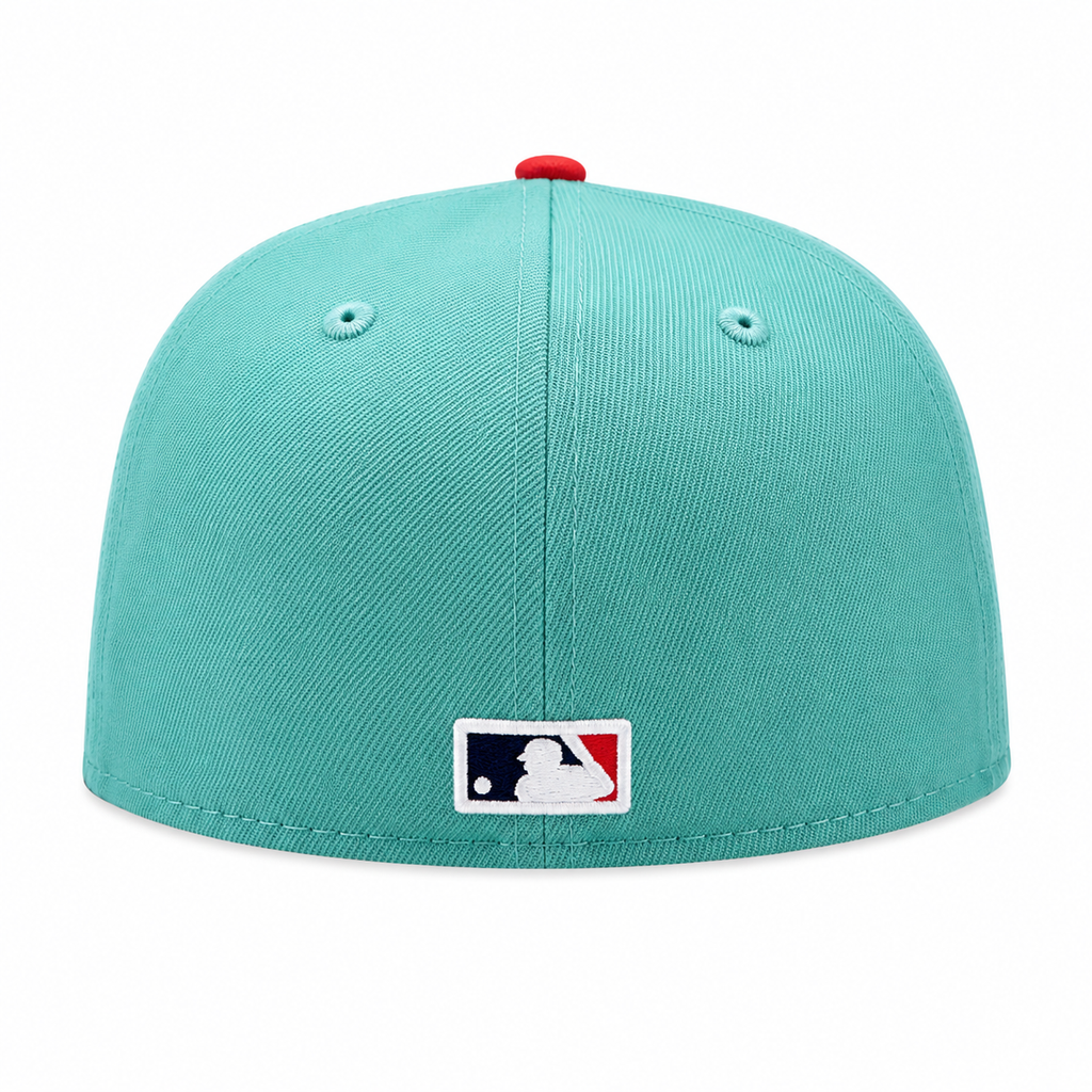 Chicago White Sox 1917 New Era 2 Tone Mint/Red 59FIFTY Fitted Hat product image 7, provided for visual reference and product