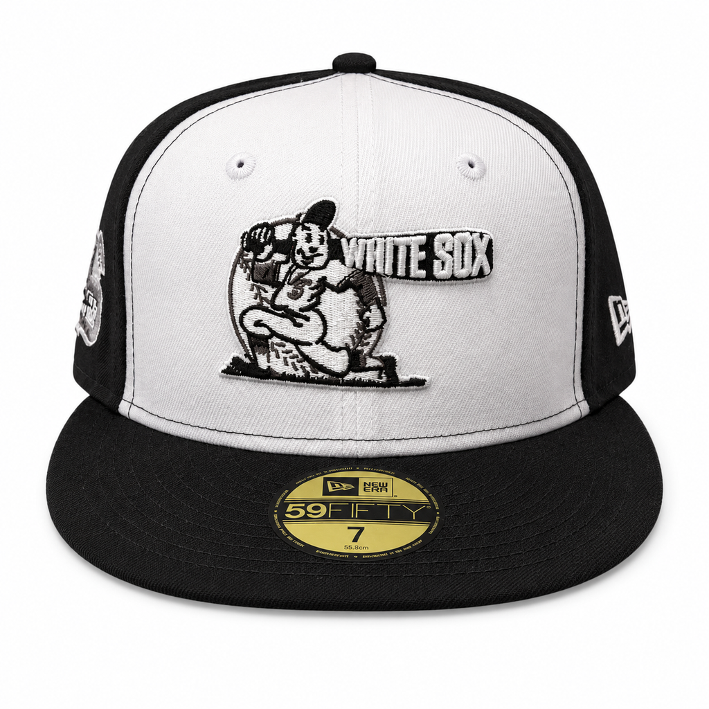 Chicago White Sox New Era 1948 Black/White 59FIFTY Fitted Hat product image 2, provided for visual reference and product