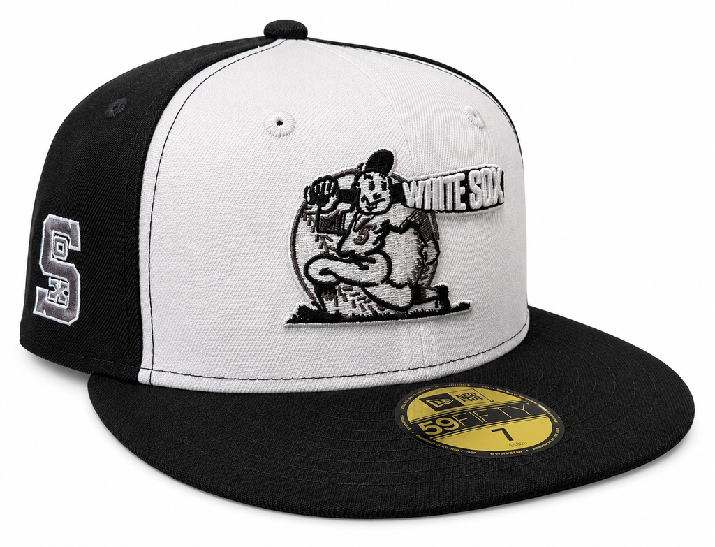 Chicago White Sox New Era 1948 Black/White 59FIFTY Fitted Hat product image 1, provided for visual reference and product