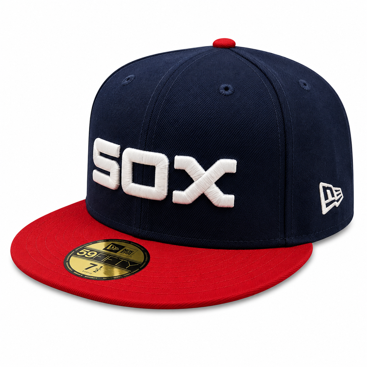 Chicago White Sox 1983 Road 75 Years Navy/Red New Era 59FIFTY Fitted Hat product image 3, provided for visual reference and