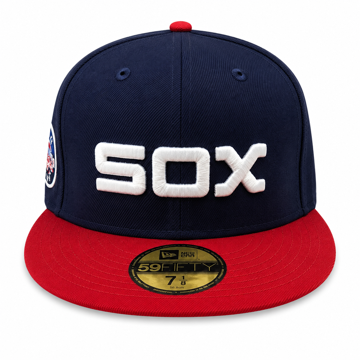 Chicago White Sox 1983 Road 75 Years Navy/Red New Era 59FIFTY Fitted Hat product image 2, provided for visual reference and