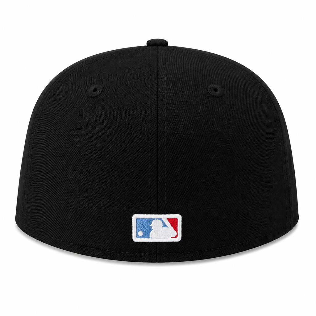 Chicago White Sox New Era 1969 Black/Sky Blue 59FIFTY Fitted Hat product image 4, provided for visual reference and product