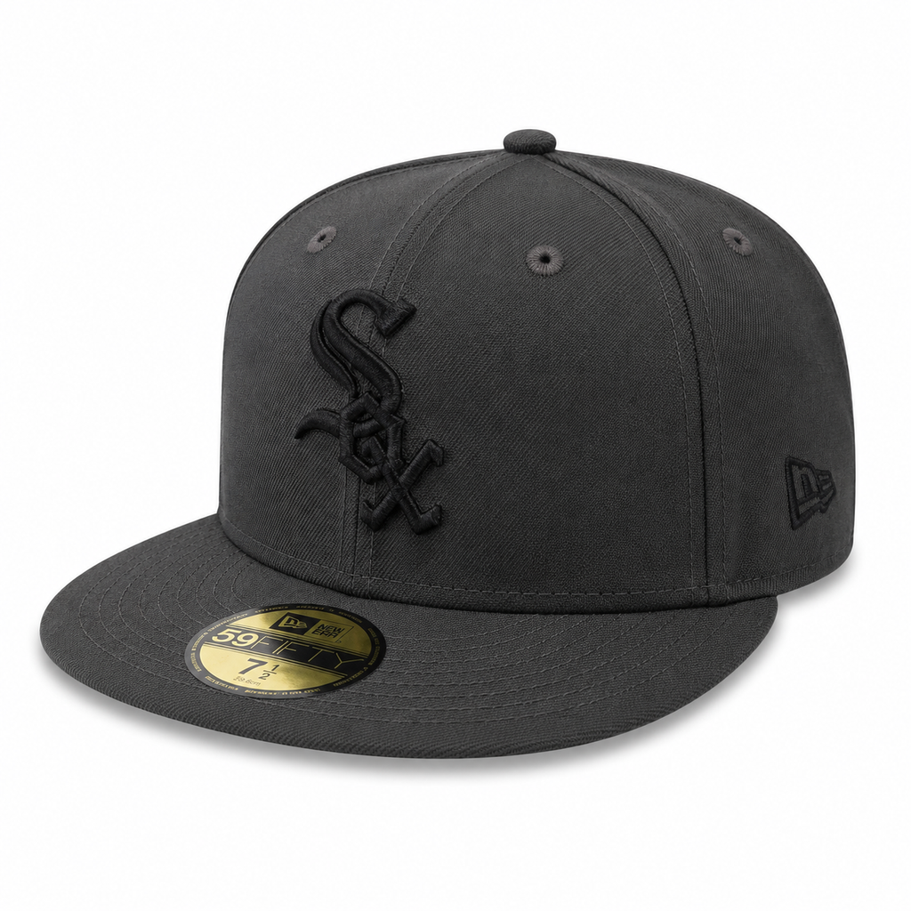 Chicago White Sox New Era Graphite 125th Anniversary 59FIFTY Fitted Hat product image 3, provided for visual reference and