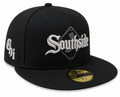 Chicago White Sox New Era Southside Diamond Black 59FIFTY Fitted Hat product image 1, provided for visual reference and