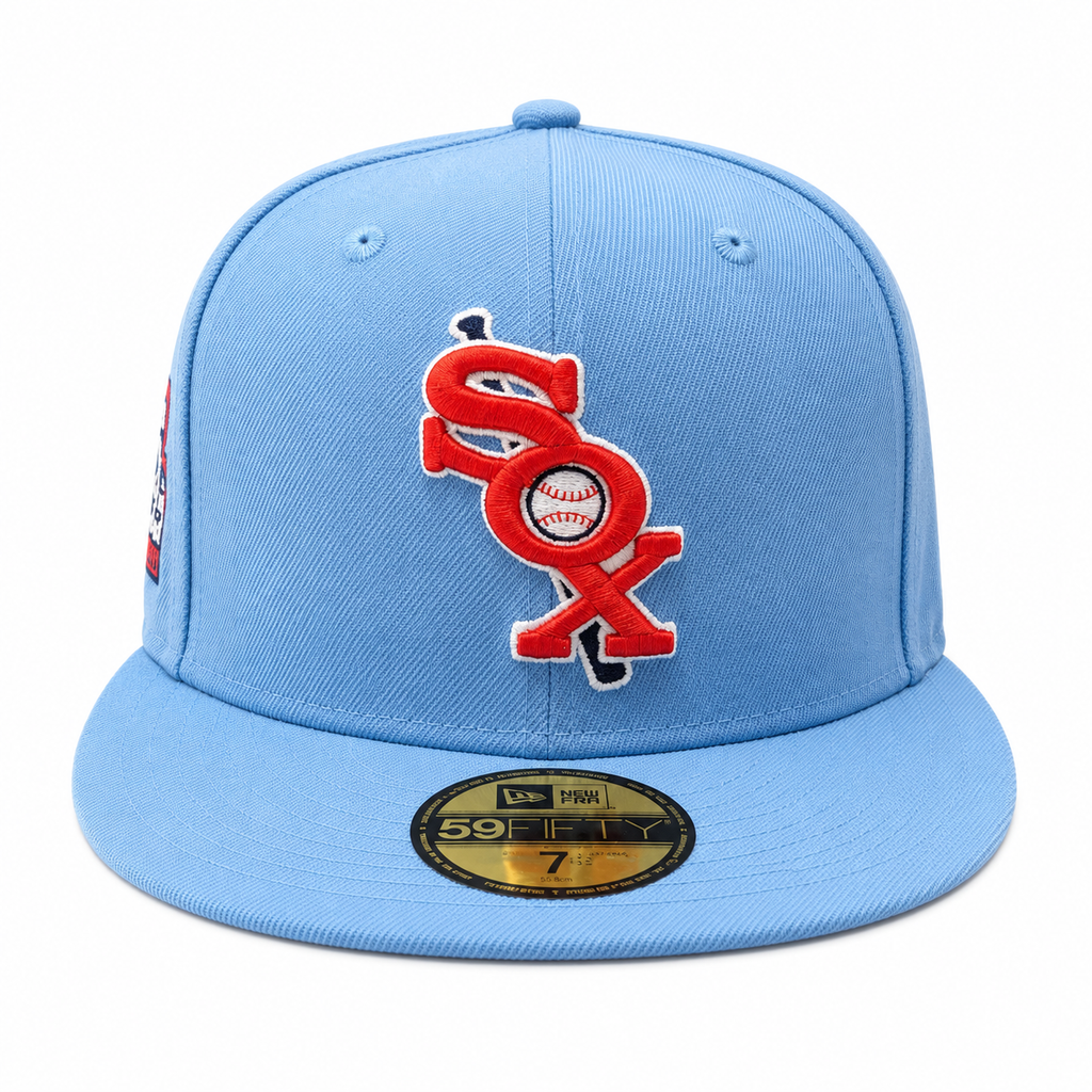 Chicago White Sox 1933 ASG New Era Sky Blue 59FIFTY Fitted Hat product image 2, provided for visual reference and product