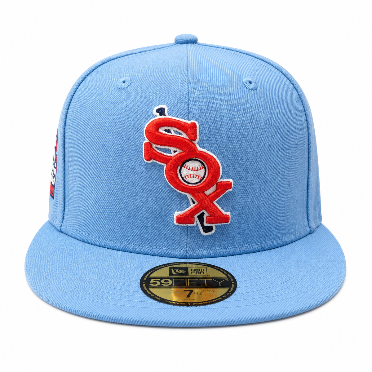 Chicago White Sox 1933 ASG New Era Sky Blue 59FIFTY Fitted Hat product image 2, provided for visual reference and product
