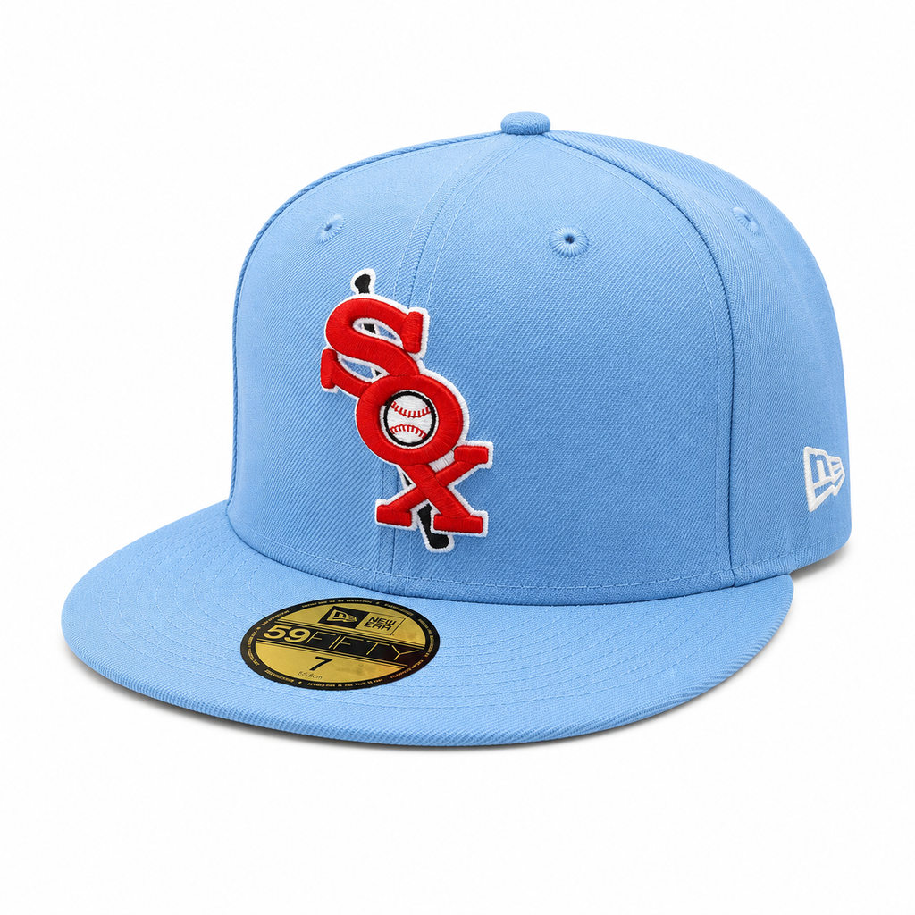 Chicago White Sox 1933 ASG New Era Sky Blue 59FIFTY Fitted Hat product image 3, provided for visual reference and product