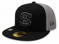 Chicago White Sox New Era Black/Gray BP Trucker 59FIFTY Fitted Hat product image 1, provided for visual reference and