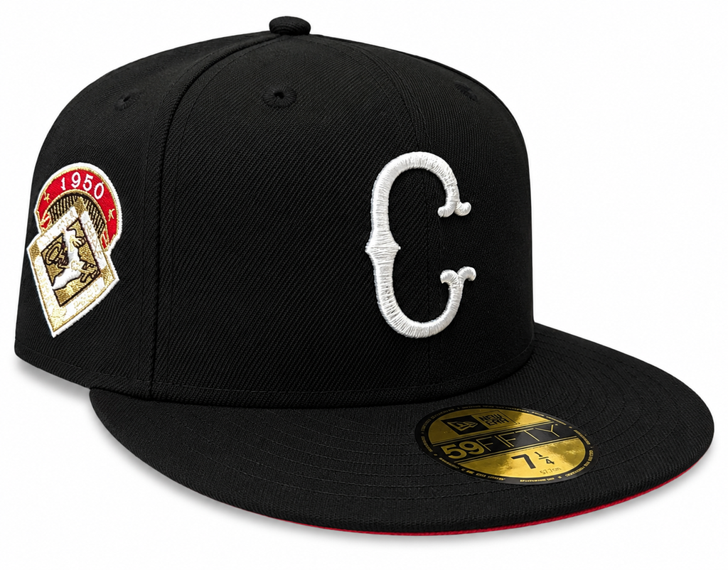 Chicago White Sox New Era Black 59FIFTY 1950 ASG Fitted Hat product image 1, provided for visual reference and product