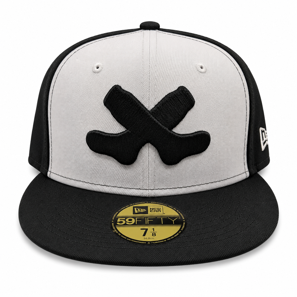 Chicago White Sox Cross Socks Cooperstown Collection New Era 59FIFTY Fitted Hat product image 2, provided for visual