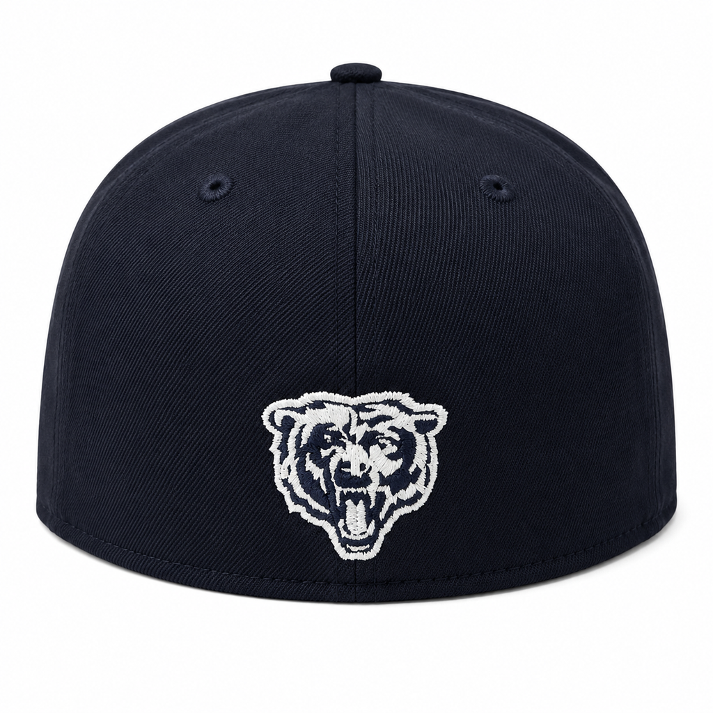 Chicago Bears New Era Gridiron Collection 1962-73 Navy 59FIFTY Fitted Hat product image 4, provided for visual reference and