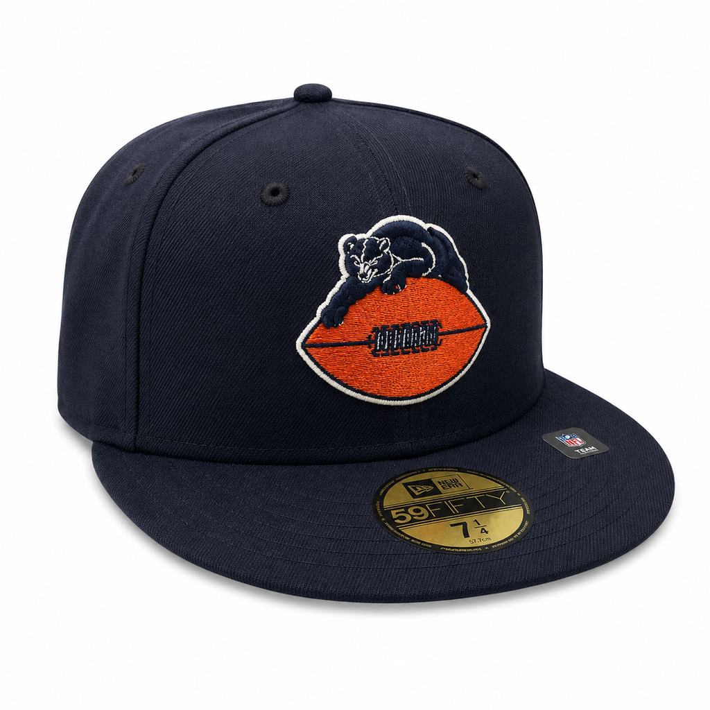 Chicago Bears New Era Gridiron Collection 1946 Navy 59FIFTY Fitted Hat product image 3, provided for visual reference and