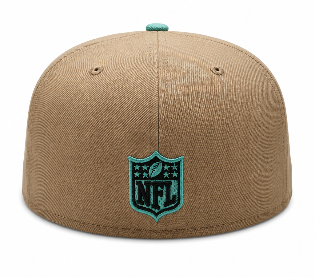 Chicago Bears New Era 2 Tone Camel/Mint Rustic Winter 59FIFTY Fitted Hat product image 4, provided for visual reference and