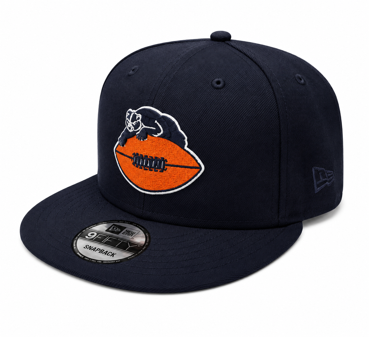 Chicago Bears New Era Gridiron Classics 1946 Navy 9FIFTY Adjustable Snapback Hat product image 3, provided for visual