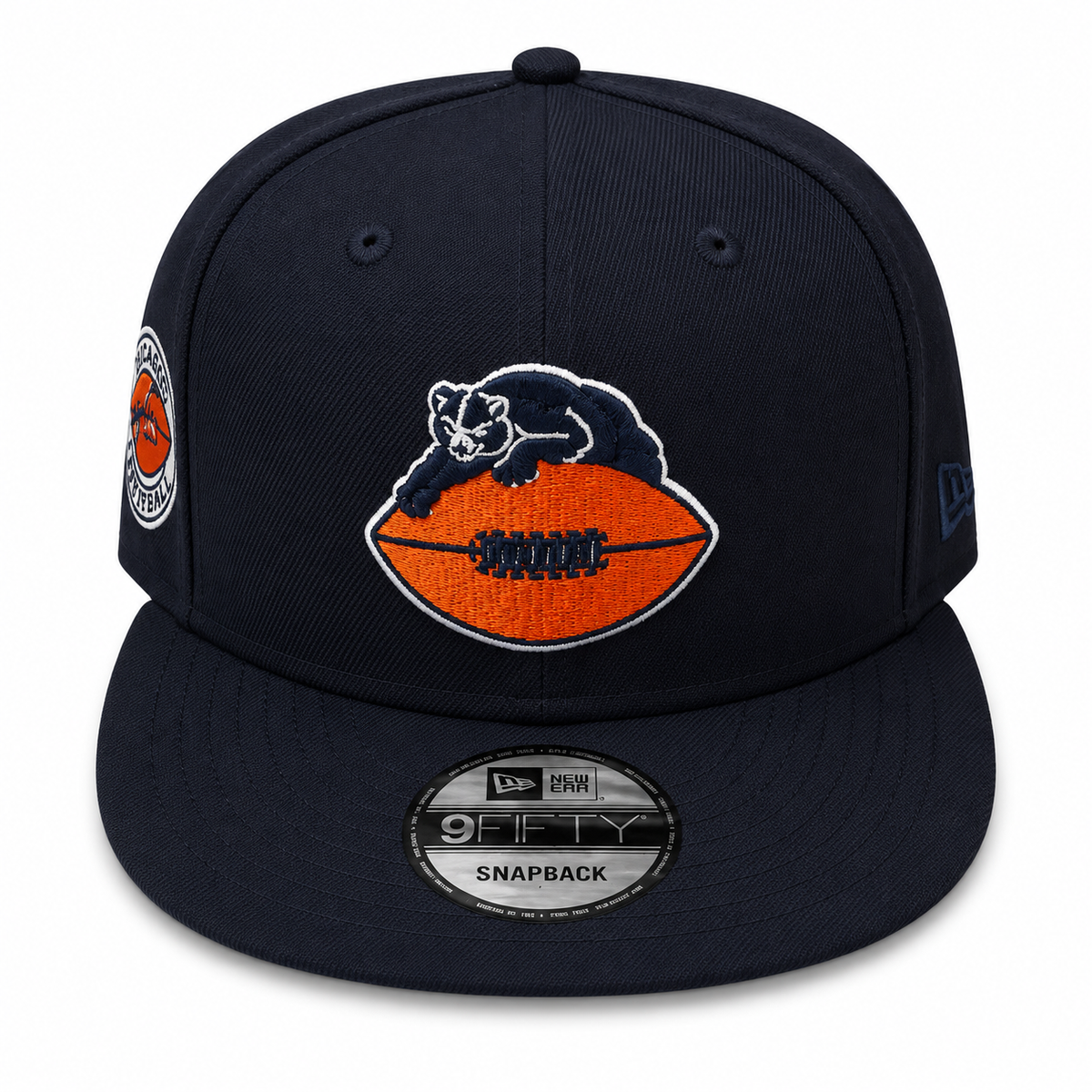 Chicago Bears New Era Gridiron Classics 1946 Navy 9FIFTY Adjustable Snapback Hat product image 2, provided for visual