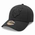 Chicago Bears New Era Black Tonal 39THIRTY Flex Hat product image 1, provided for visual reference and product detail review