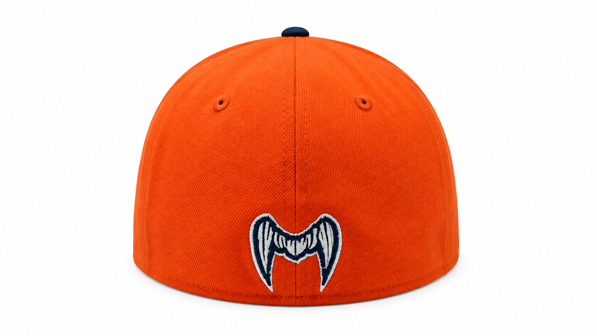 Chicago Bears New Era Gridiron Collection 2 Tone Orange Navy Monsters 39THIRTY Flex Hat product image 4, provided for visual