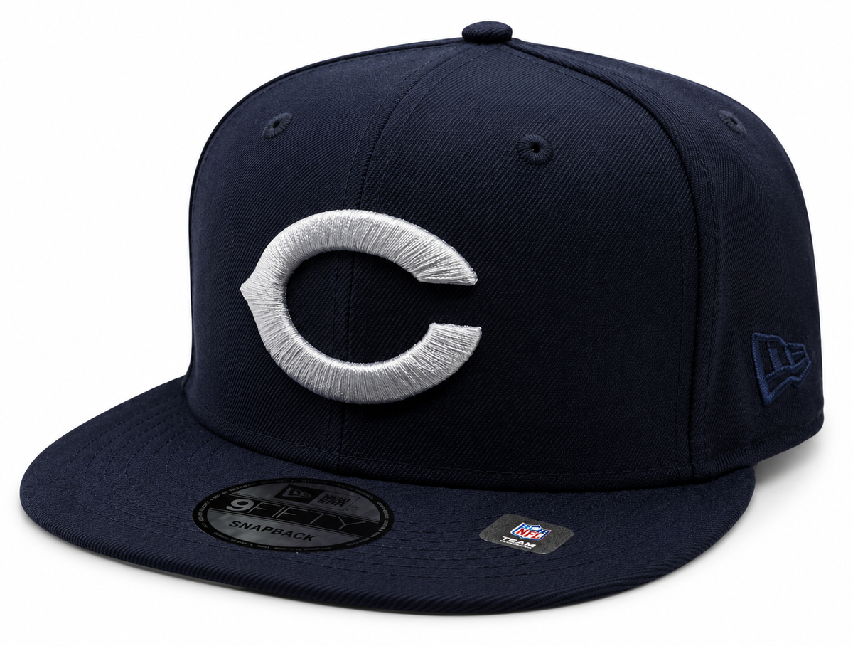 Chicago Bears New Era Gridiron Classics 1962-1973 Navy 9FIFTY Adjustable Snapback Hat product image 1, provided for visual