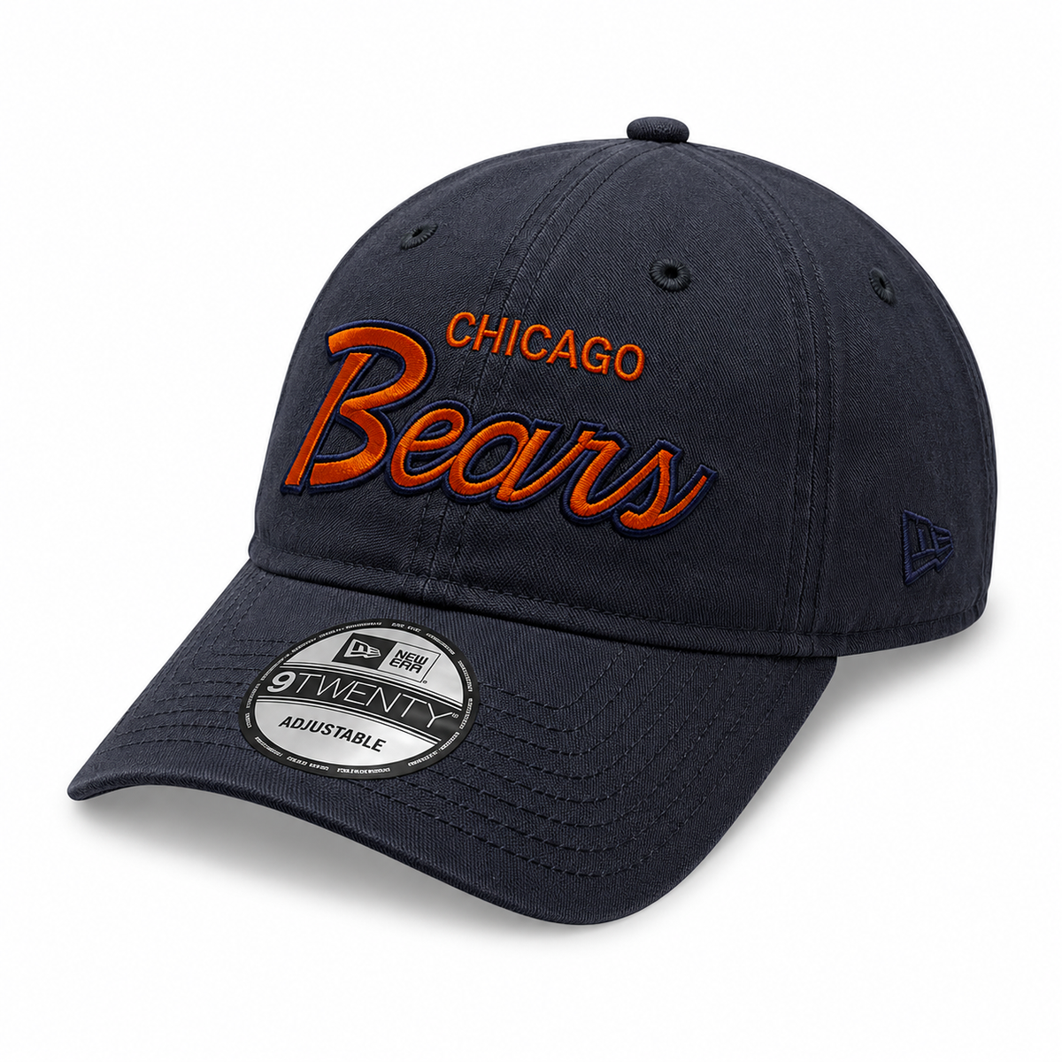 Chicago Bears New Era Deep Navy Griswold 9TWENTY Adjustable Hat product image 1, provided for visual reference and product