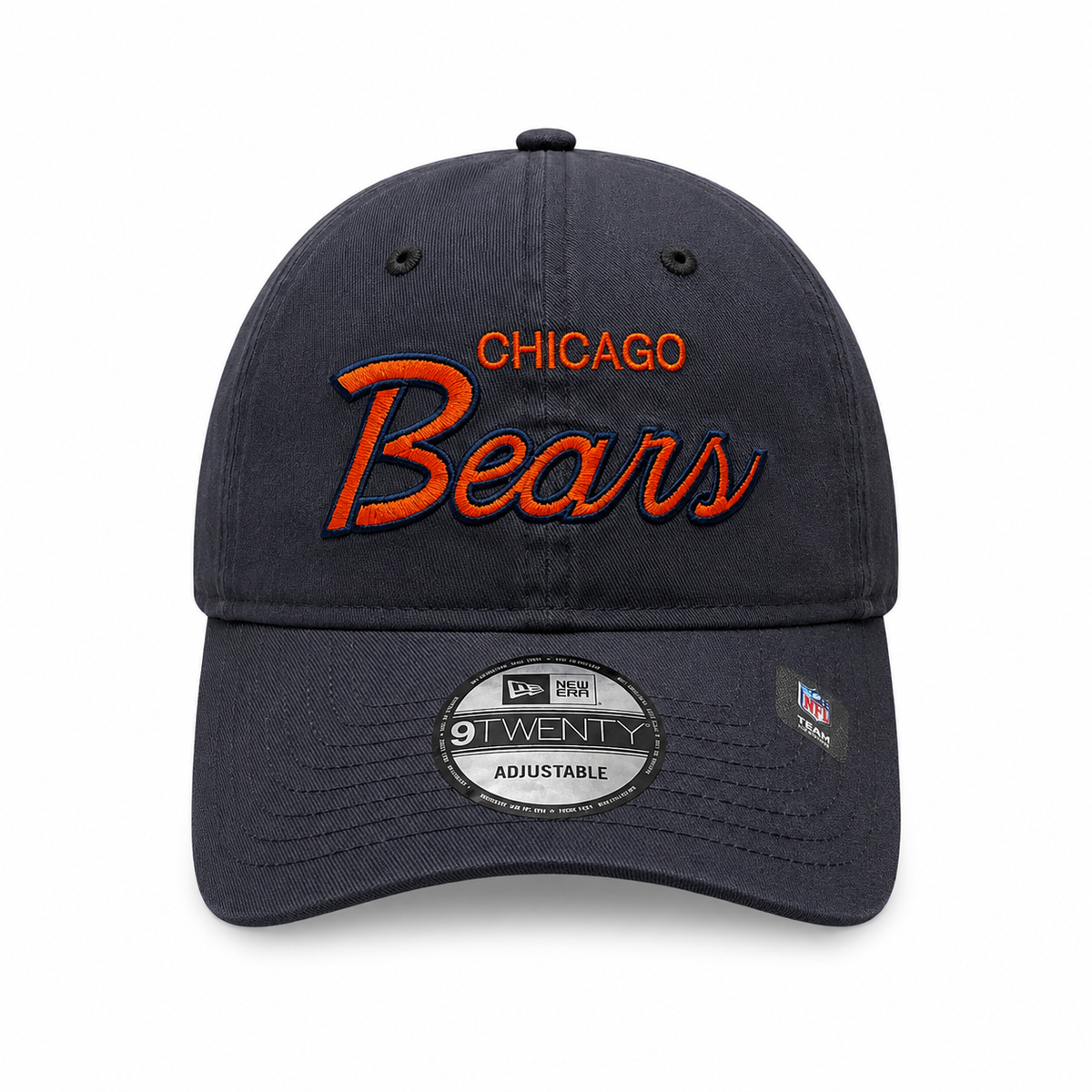 Chicago Bears New Era Deep Navy Griswold 9TWENTY Adjustable Hat product image 2, provided for visual reference and product