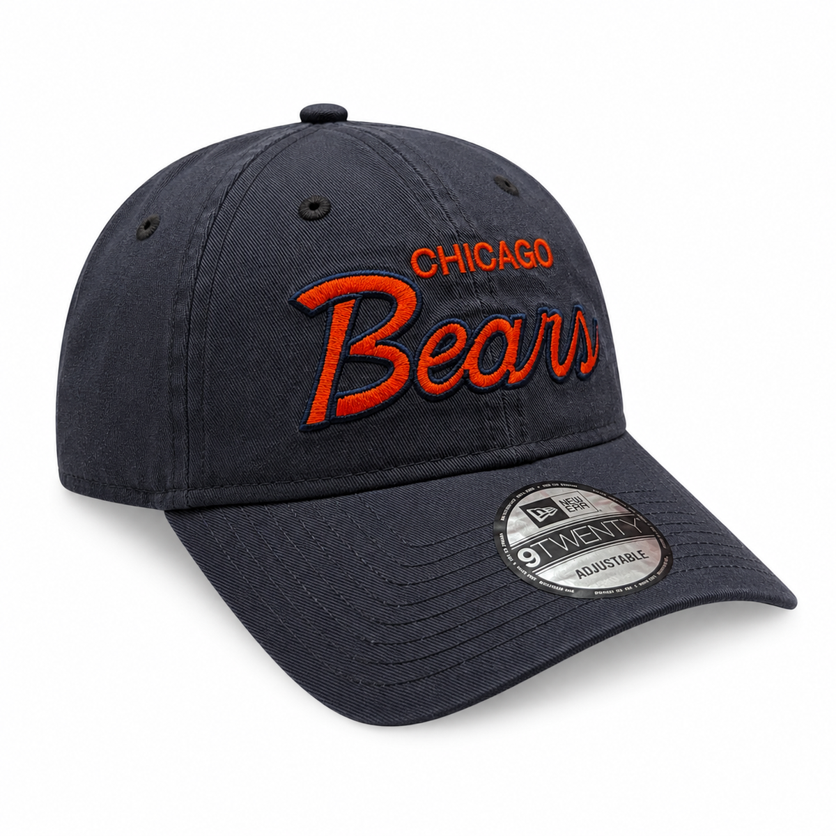 Chicago Bears New Era Deep Navy Griswold 9TWENTY Adjustable Hat product image 3, provided for visual reference and product