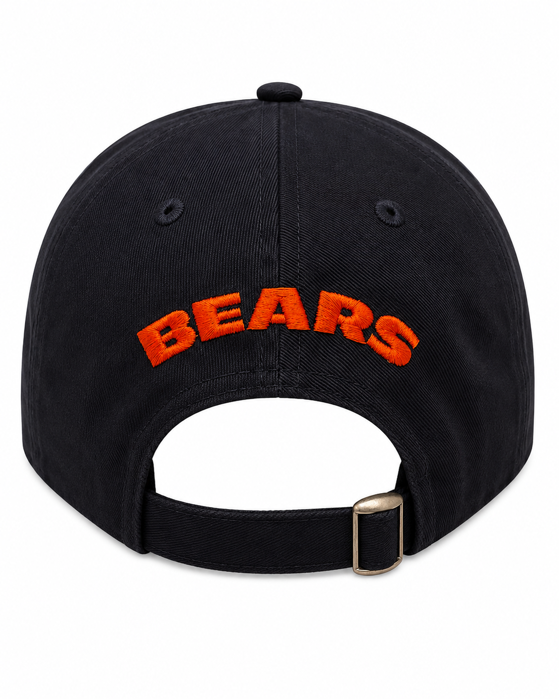 Chicago Bears New Era Primary Navy 9TWENTY Adjustable Hat product image 3, provided for visual reference and product detail