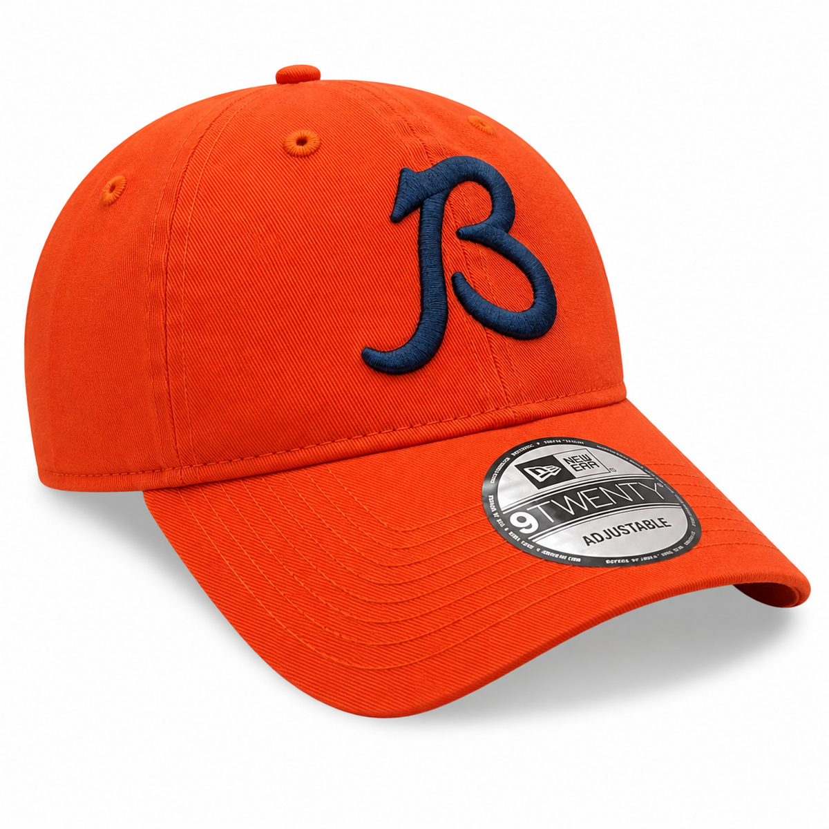 Chicago Bears New Era Orange B Gridiron 9TWENTY Adjustable Hat product image 3, provided for visual reference and product