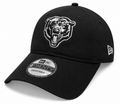 Chicago Bears New Era Black And White Primary Logo 9TWENTY Adjustable Hat product image 1, provided for visual reference and