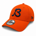 Chicago Bears New Era Orange B Gridiron 39THIRTY Flex Hat product image 1, provided for visual reference and product detail