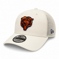 Chicago Bears New Era Cream 9SEVENTY Trucker Adjustable Hat product image 1, provided for visual reference and product