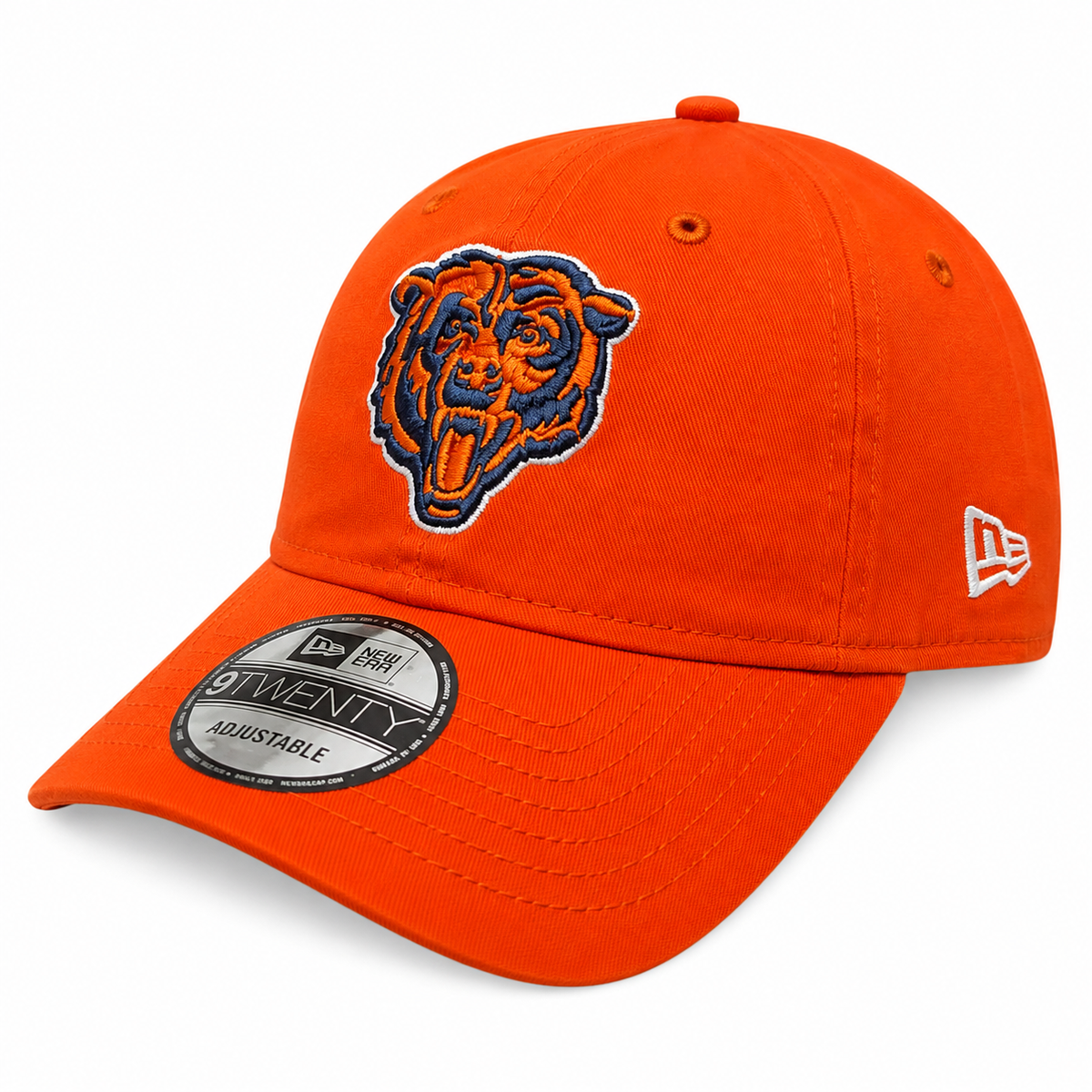 Chicago Bears New Era Primary Orange 9TWENTY Adjustable Hat product image 1, provided for visual reference and product