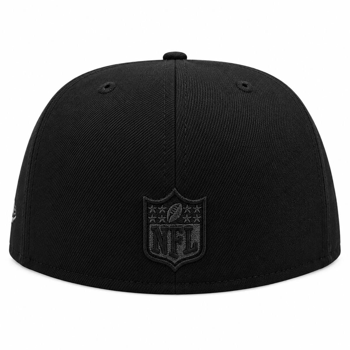 New Era Black Chicago Bears Graphite Logo 59FIFTY Fitted Hat for Men product image 4, provided for visual reference and