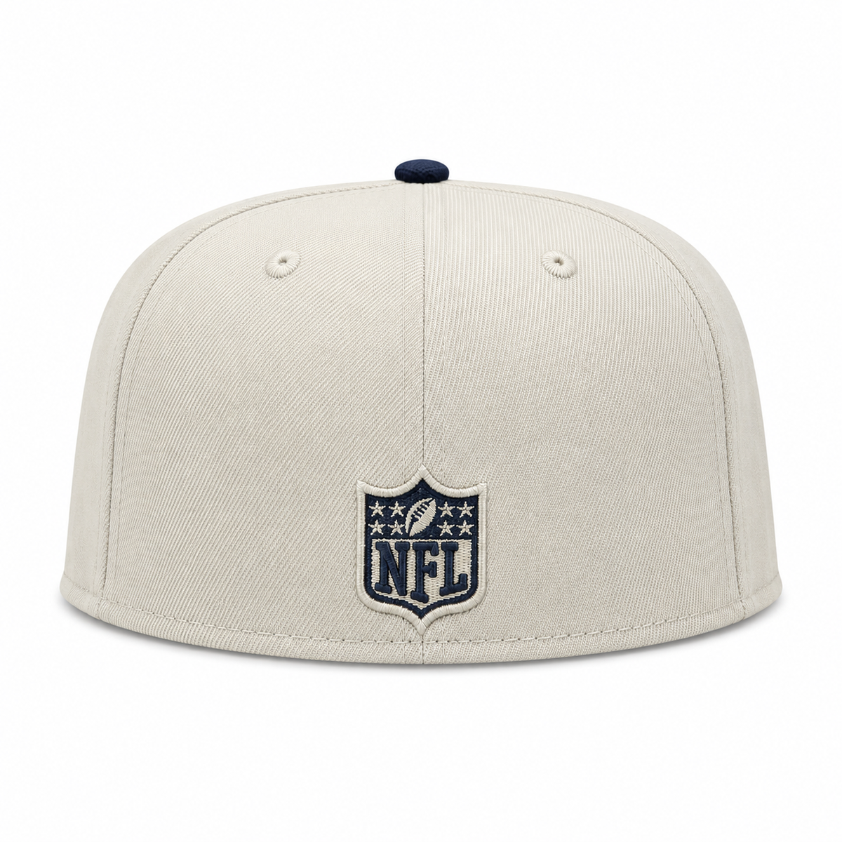 Chicago Bears New Era Stone/Navy 59FIFTY Fitted Hat for Men product image 4, provided for visual reference and product