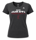 Miami Heat Double Sided Cap Sleeve T-Shirt for Women product image 1, provided for visual reference and product detail review