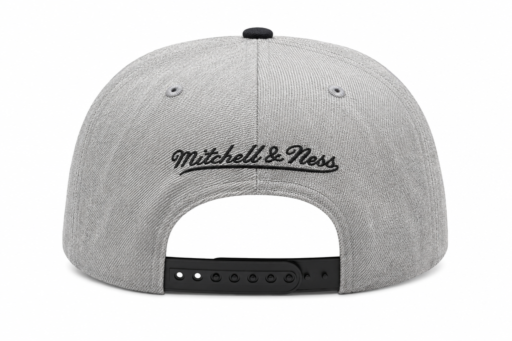Philadelphia 76ers Mitchell & Ness Gray Black Pop Snapback Hat product image 4, provided for visual reference and product