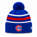 Chicago Cubs New Era Royal 2nd Alternate Cuffed Knit Hat with Pom product image 1, provided for visual reference and product