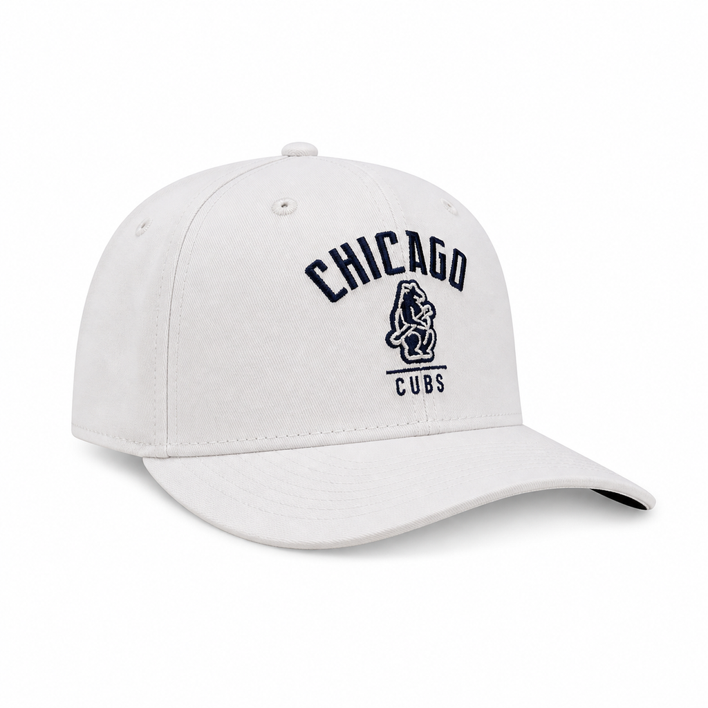 Chicago Cubs Cooperstown 1914 New Era White 9SEVENTY Adjustable Hat product image 3, provided for visual reference and