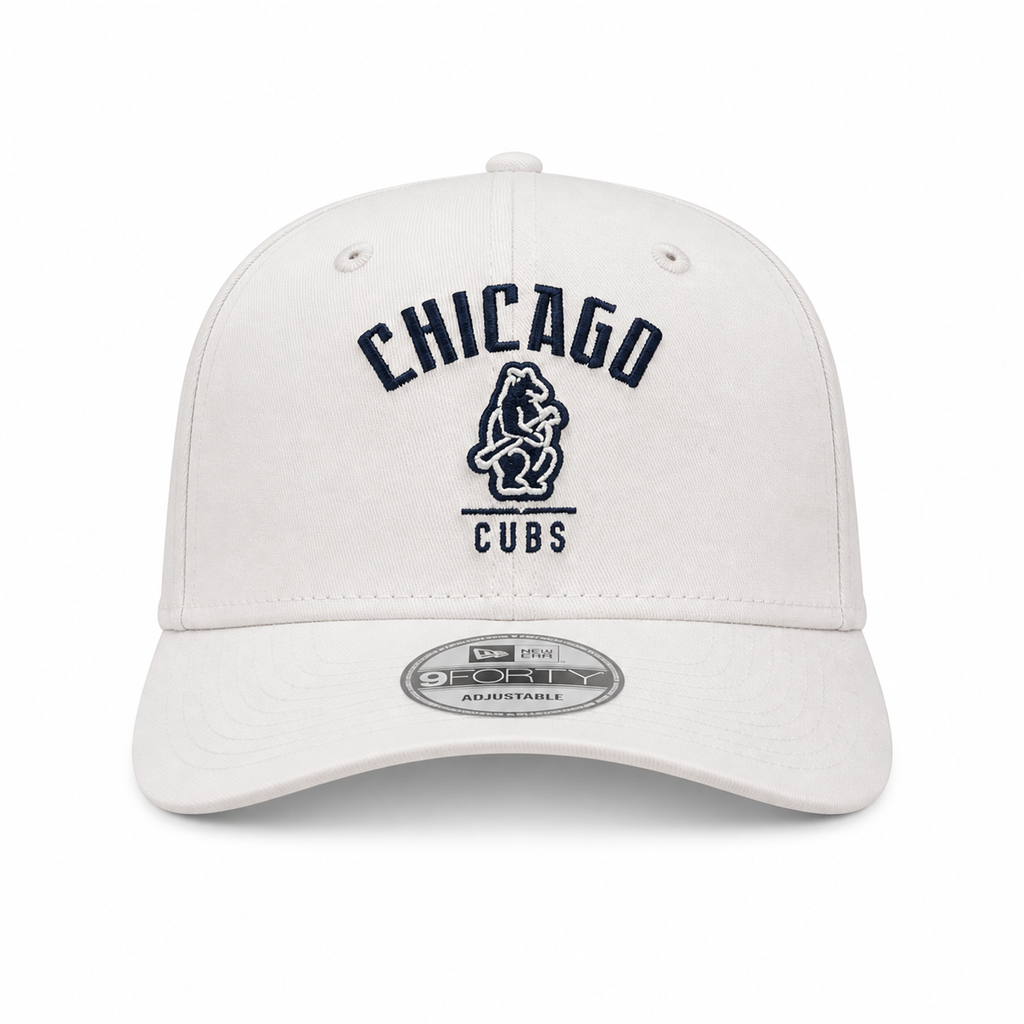 Chicago Cubs Cooperstown 1914 New Era White 9SEVENTY Adjustable Hat product image 2, provided for visual reference and