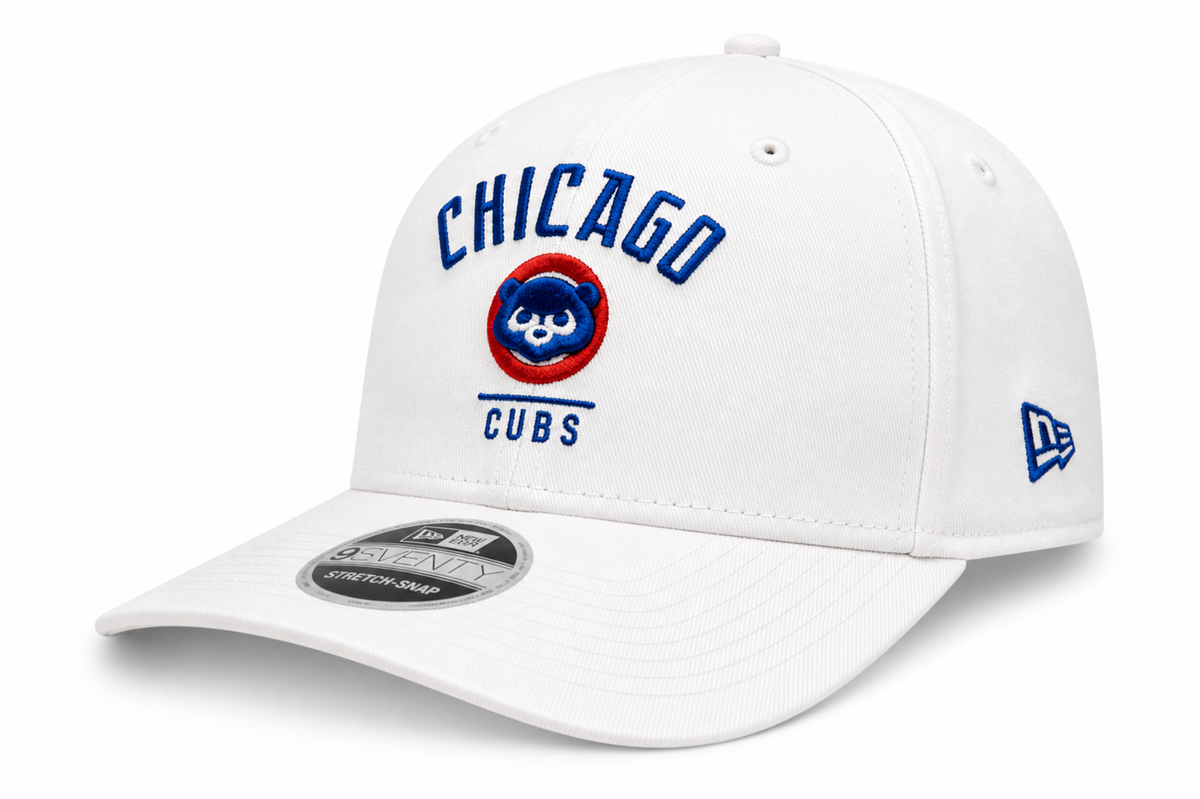 Chicago Cubs Cooperstown 1979 New Era White 9SEVENTY Adjustable Hat product image 3, provided for visual reference and
