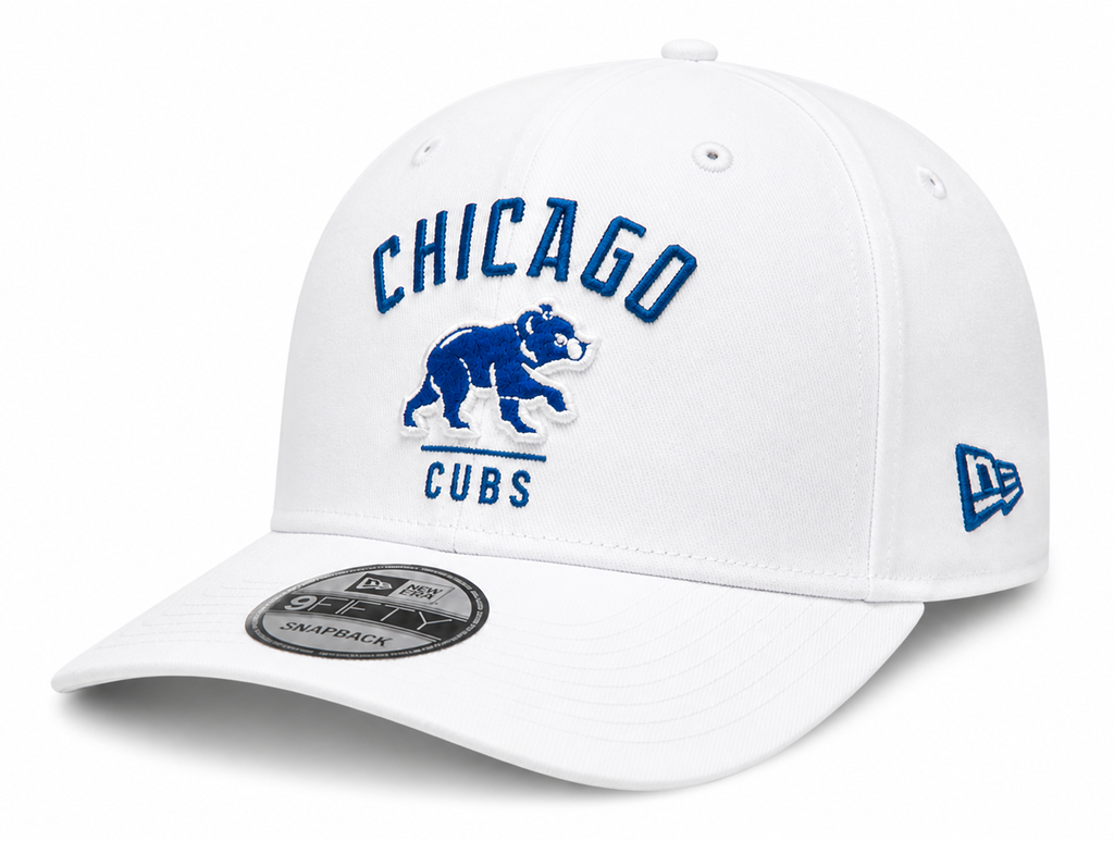 Chicago Cubs Alternate New Era White 9SEVENTY Adjustable Hat product image 1, provided for visual reference and product
