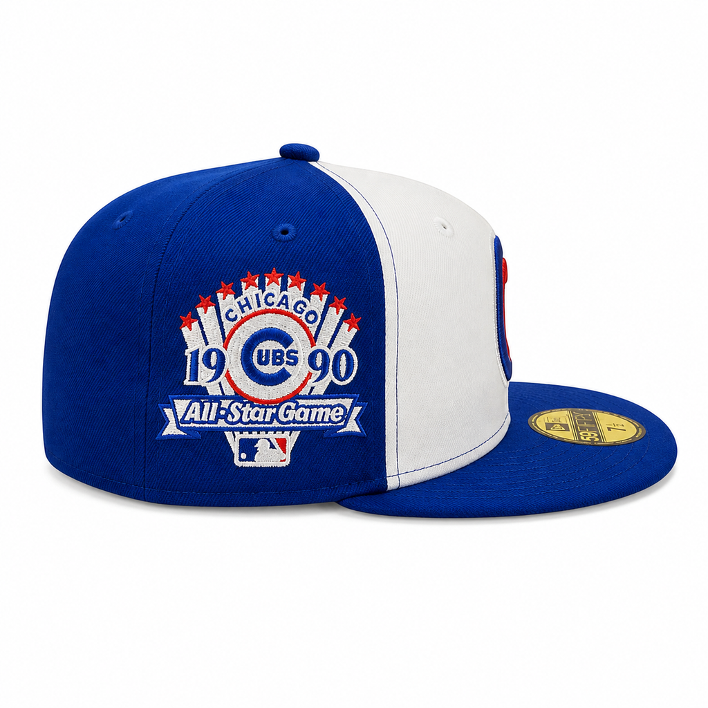 Chicago Cubs New Era Royal/White 1990 ASG 59FIFTY Fitted Hat product image 4, provided for visual reference and product