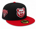 Iowa Cubs New Era MILB 2 Tone Black/Red 59FIFTY Fitted Hat product image 1, provided for visual reference and product detail