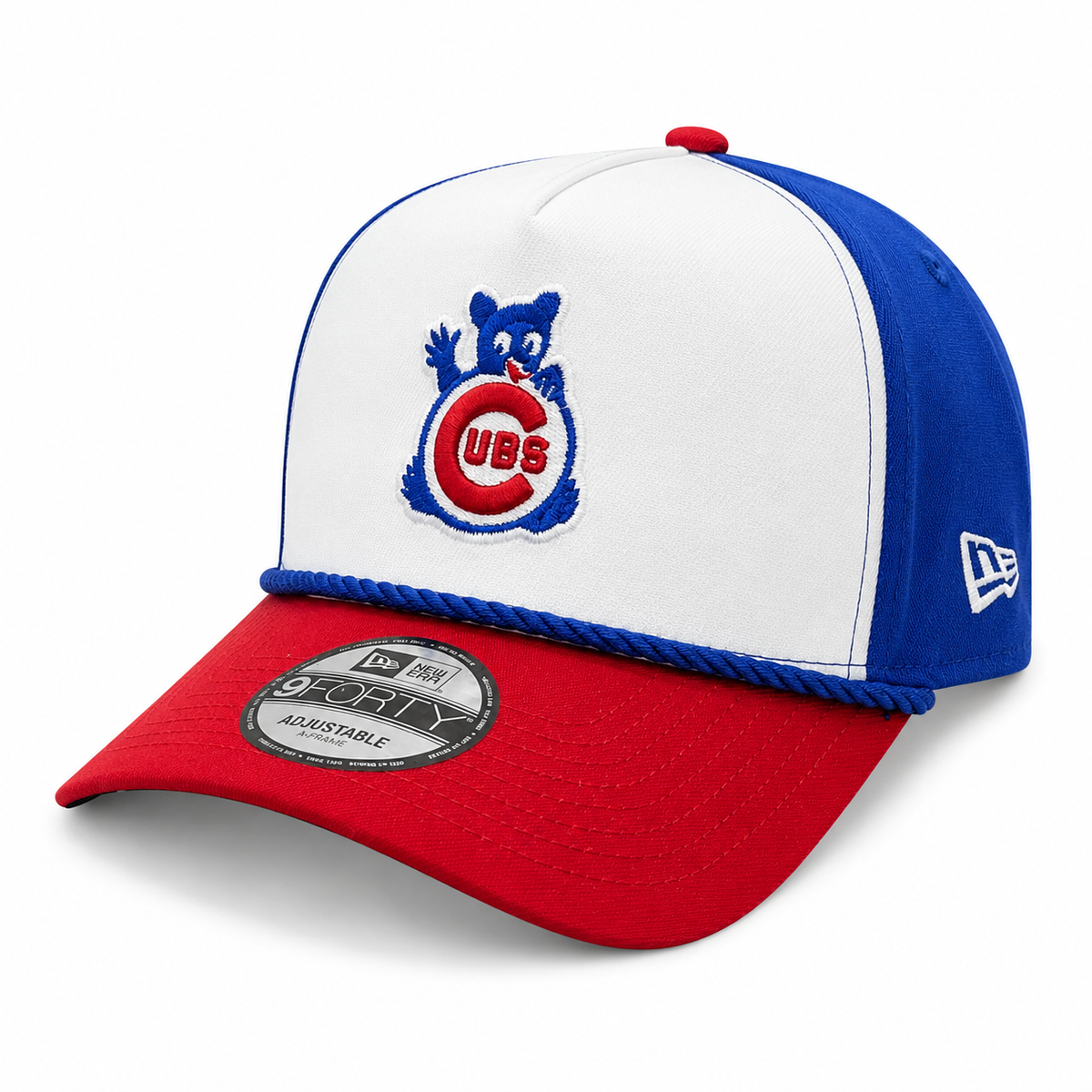 Chicago Cubs New Era Blue A-Frame 150th Anniversary Rope Waving Bear 9FIFTY Snapback Hat product image 3, provided for