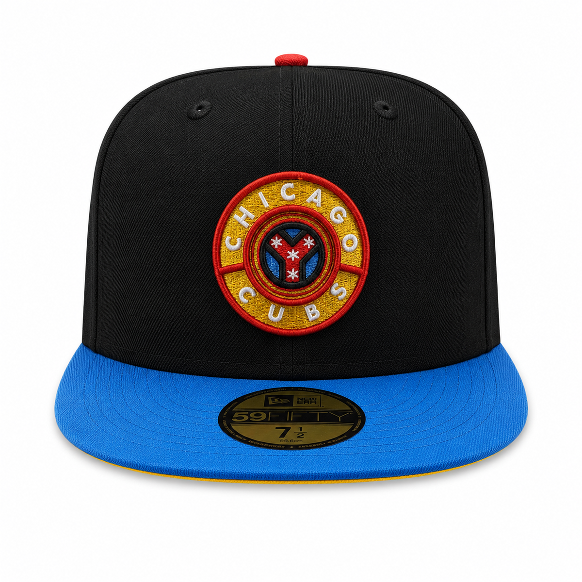 Chicago Cubs Black/Blue Reef/Gold City Connect 59FIFTY Fitted Hat product image 2, provided for visual reference and product