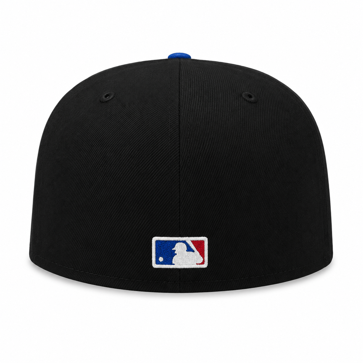 Chicago Cubs New Era Black/Royal Script 59FIFTY Fitted Hat product image 4, provided for visual reference and product detail