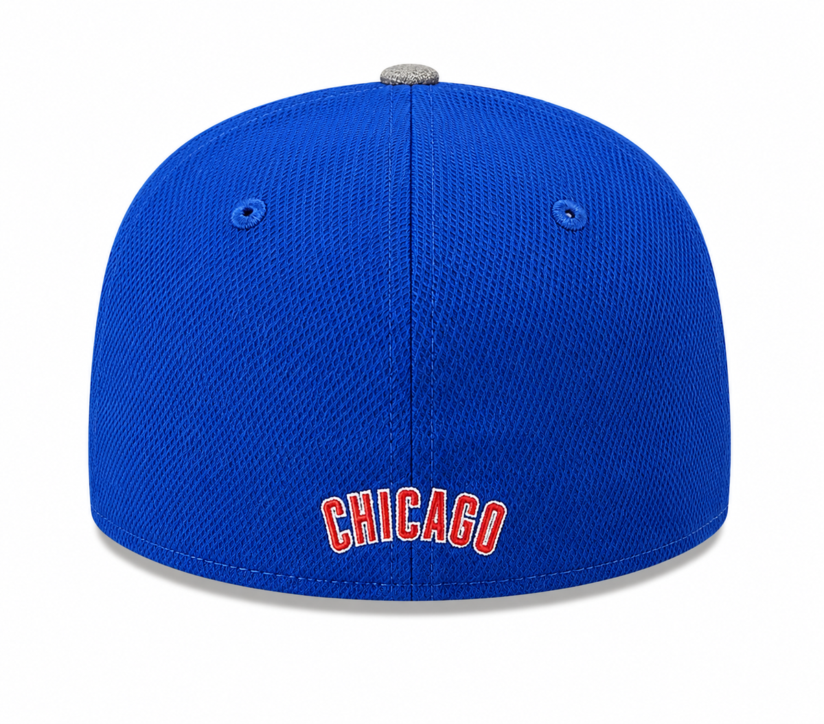 Mens Chicago Cubs New Era Graphite Shadow Blocker 39THIRTY Flex Hat product image 2, provided for visual reference and