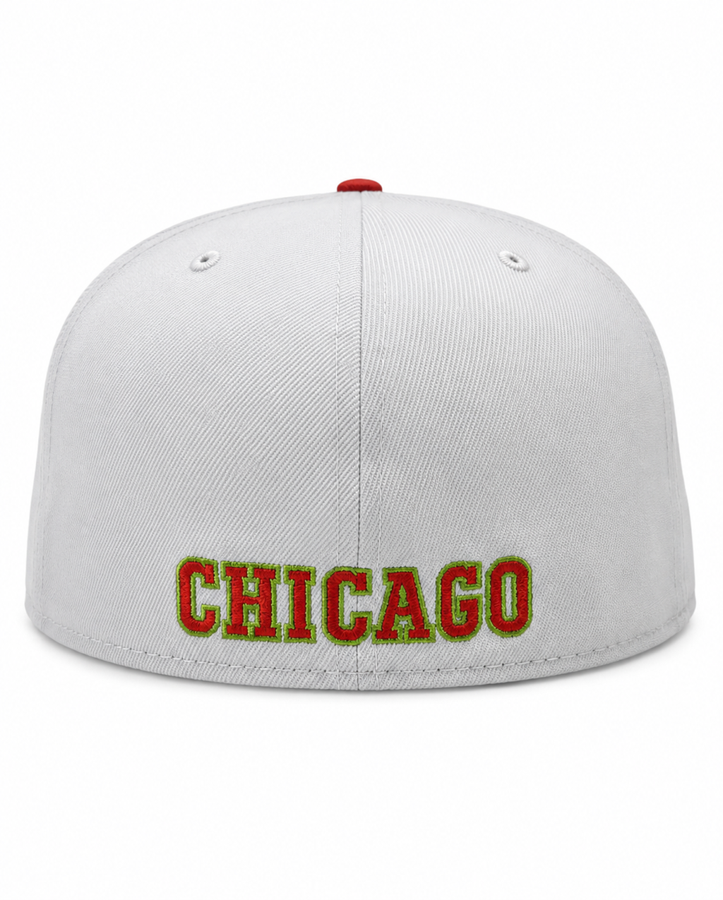 Chicago Cubs New Era 1990 All Star Game Pizza Pack White/Scarlet/Lime 59FIFTY Fitted Hat product image 4, provided for